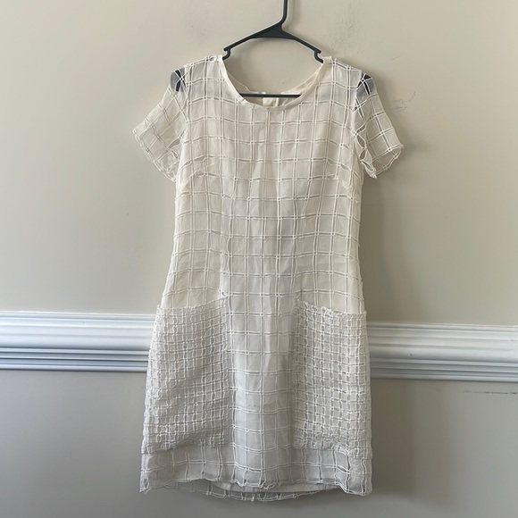 Rag & bone square hole silk mini dress - Picture 1 of 4